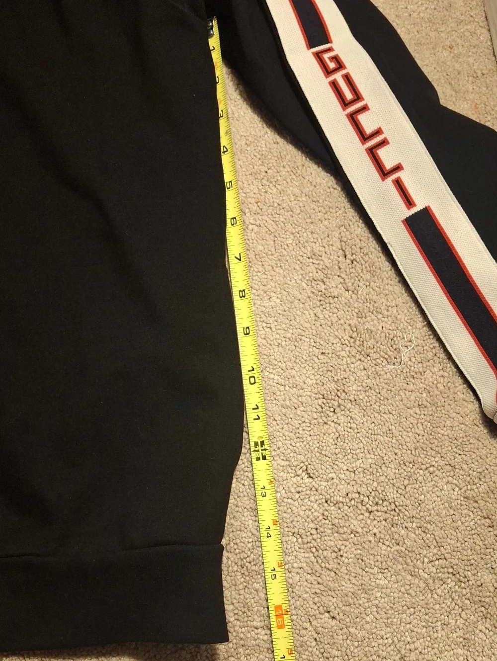 Gucci Black Track Jacket & Pants Set with Signature Stripes